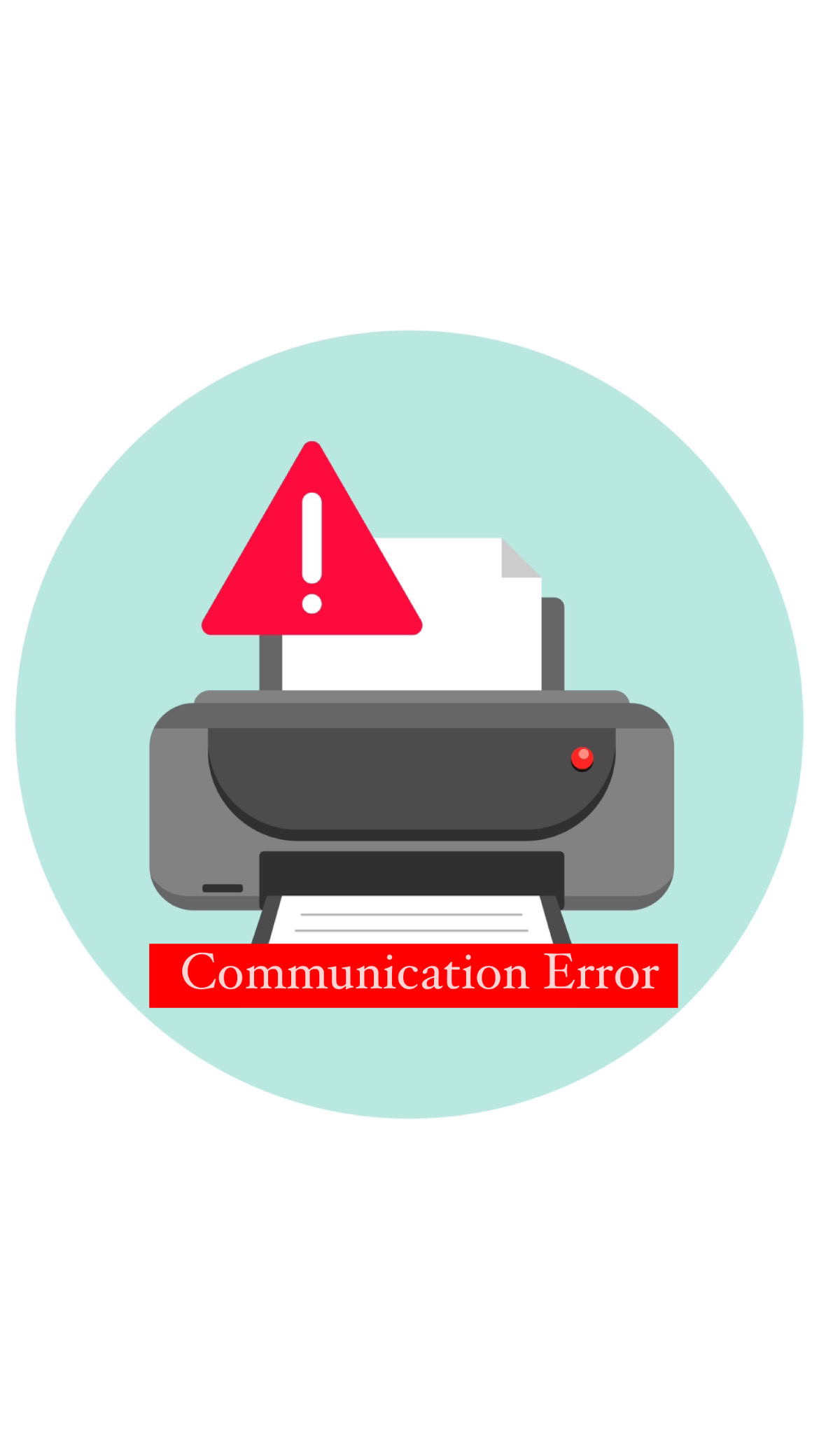 خطای Printer Error or Communication Error