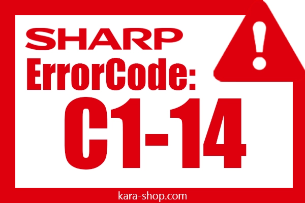 کد خطای C1-01 شارپ و رفع آن