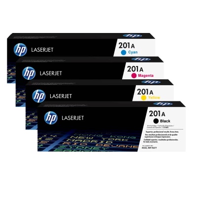 کارتریج لیزری اچ پی ست کامل چهار رنگ مدل HP 201A