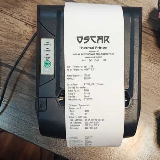 فیش پرینتر اُسکار مدل pos88f